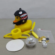 Pato Decorativo Para Bicicleta Accesorios Para Bicicletas Con Accesorios Colla + Lentes LEODY - Amarillo - Ver 4