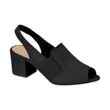 Women Heeled Sandals - 黑色 - 查看 2