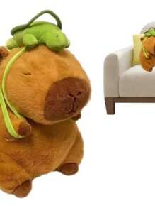 Peluche Capibara Peluche 23cm Realista Y Lindo - 22cm - Ver 2