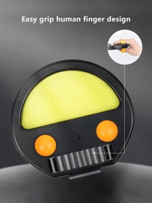 1set Table Tennis, Ball Toss, Hand Grip, Traditional Training Of Throwing And Catching The Ball, Fun Hand Pinch Ball, Outdoor Interactive Games, Play Toys For Two,Adult Party Games Suitable For Halloween/Christmas/Thanksgiving - Multicolor - View 3