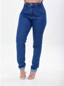 Women Jeans - Rửa tối - Xem 3