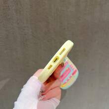 Ốp lưng lật màu vàng phong cách cổ điển dành cho điện thoại di động tương thích với iPhone 15/14 Pro Max/11/12/13 - Màu vàng - Xem 6