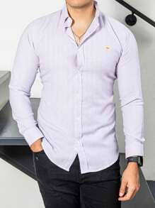 Men Shirts - Lilac Purple - View 1