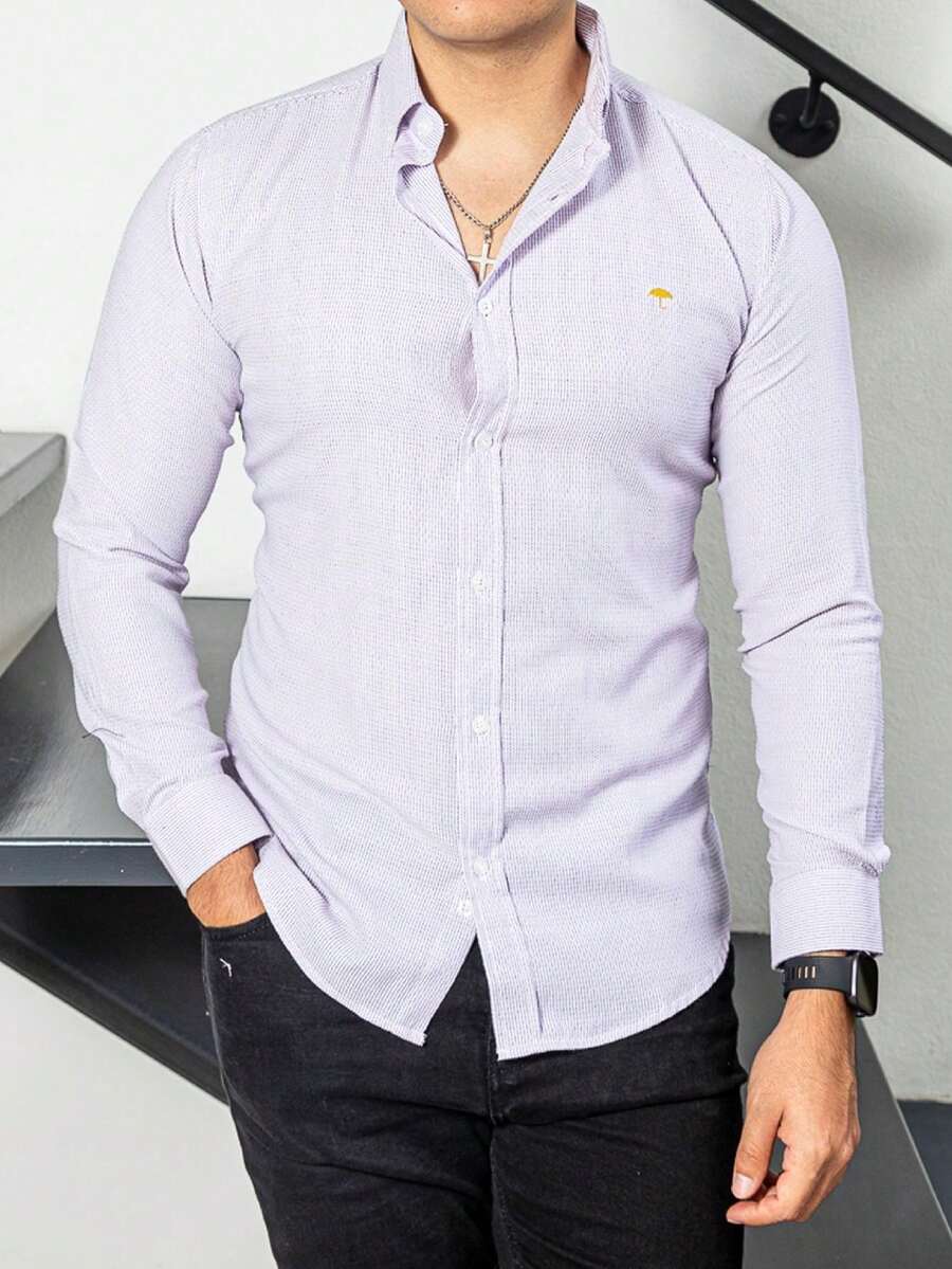 Men Shirts - Lilac Purple - View 1