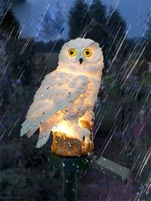 1 个太阳能灯户外角度，适用于墓地、LED 防水天使灯、花园、阳台、庭院、纪念礼物（两种随机选项） - 彩色 - 查看 1