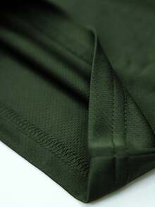 [Tùy chỉnh] Áo thun Polo nam phong cách bạn trai cá nhân hóa với logo nhỏ ở mặt trước, khẩu hiệu ở mặt sau, đường cắt thông minh - Vui lòng cung cấp thông tin của bạn để tùy chỉnh. Thường ngày, rộng rãi, thời trang - xanh quân đội - Xem 7