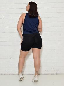 Women Sports Tees & Tanks - Màu xanh hải quân - Xem 7