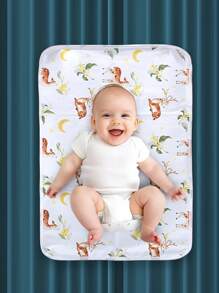 1 pezzo Tappetino fasciatoio per bambini impermeabile, traspirante e lavabile, con opzioni di dimensioni multiple, tappetino per neonati e bambini reversibile, adatto per tutte le stagioni, morbido e confortevole, mantiene asciutto