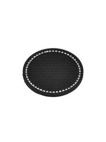 2 Peças Almofadas Antiderrapantes de Silicone para Porta-Copos de Carro, Tapete de Armazenamento para Decoração Interna de Veículo, Tapetes para Porta-Copos de Carro e Ranhuras da Porta, Almofadas Antiderrapantes para Uso Doméstico e Escritório - Multicolorido - Visão 10