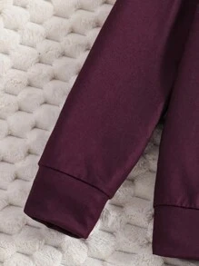 Conjunto de ropa con patrón de letras LOVE para niña preadolescente, top de cuello redondo + pantalones, regalo para primavera y otoño