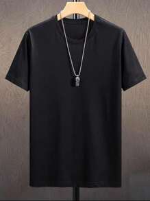 Men T-Shirts - 黃色 - 查看 2