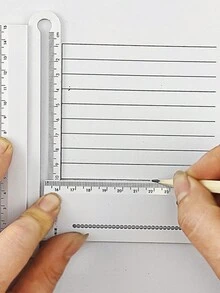 1pc Multifunctional Ruler, Replaces Ruler, Angle Measurer, Compass And Protractor, For Drawing Circles, Parallel Lines And Measuring Width And Font Size - one-size - View 7