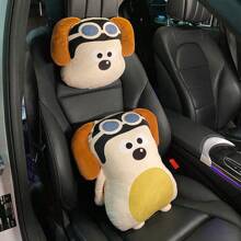 1 peça travesseiro de apoio lombar para carro de cachorro voador confortável e fofo de desenho animado - design altamente elástico e respirável, proteção envolvente de 360 °, adequado para carros, SUVs, caminhões, almofada de encosto de cabeça, carro e uso doméstico - Multicolorido - Ver 5