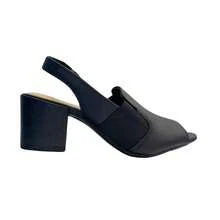 Women Heeled Sandals - 黑色 - 查看 4