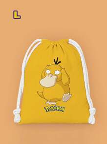 pokemon 1 Stück Pokemon Cartoon Kordelzugbeutel (kein Rucksack), geeignet für Männer und Frauen, kann zum Aufbewahren von Unterwäsche verwendet werden, ideal als Geschenk für Fans und Sammler zu Thanksgiving, Weihnachten und Geburtstagen