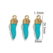 4pcs 304 Stainless Steel Enamel Oil Dripping Chili Pepper Pendant Charms Daily Wear Women's Gift Bracelet Earrings DIY Jewelry Accessories Necklace Pendant Bracelet Earrings - Pendants - View 20