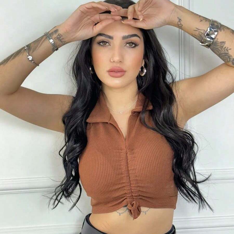 Women Tops - Màu nâu  Mocha - Xem 1