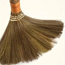 Handmade Grass Broom, Small Handmade Dust Broom, Cleaning Tools, For Housekeeping Services Offices Hotels - Hand Brush - View 3
