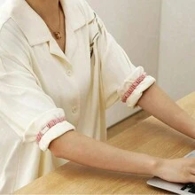 2Pcs Sleeve Garters, Sleeve Holders For Women, Sleeve Garters To Hold Up Sleeves For Women, Adjustable Arm Bands For Sleeves,Pull Up Your Shirt Sleeves With Elegance, Elastic Anti-Slip Shirt Cuff Holder Back To School