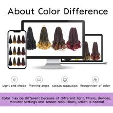 16 Strands/ Pack French Curl Crochet Braids 24 Inch 3 Packs Goddess Box Braids Crochet Hair For Women Pre Looped Crochet Box Braids With Curly Ends Synthetic French Curly Braiding Hair Extensions (3 Packs,1B/BUG) - Red Ombre - View 8