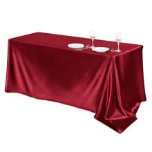 1pc Elegant White Satin Tablecloth: Perfect For Wedding Banquets, Parties And Home Decor - Rectangular, Woven, Soft And Shiny - Multicolor - View 38