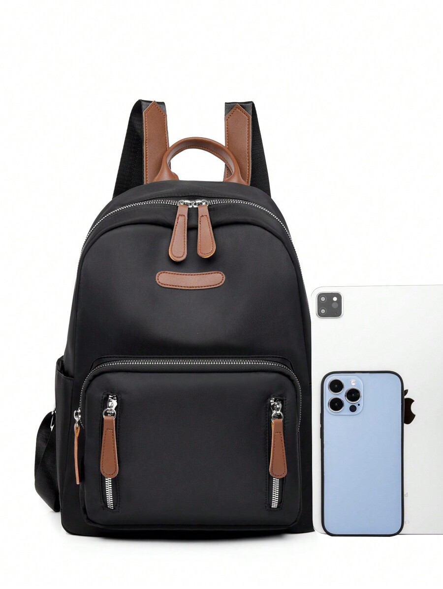 Sac à dos de style collège grande capacité et imperméable à la mode, parfait pour les étudiantes