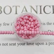 20g/Pack, Approx. 500pcs 3mm Solid Color Glass Seed Beads For DIY Jewelry Making - Multicolor - View 32