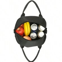 1 Túi đựng cơm trưa cách nhiệt, Túi giữ nhiệt cơm trưa chống thấm nước, Hộp đựng cơm trưa cách nhiệt, Túi đựng cơm trưa di động có thể tái sử dụng, Có dây đeo có thể điều chỉnh, Có thể sử dụng khi đi làm, đi học, dã ngoại Túi đựng cơm trưa Túi tote đựng cơm trưa Túi đựng đồ ăn trưa dễ thương cho phụ nữ Túi đựng đồ ăn trưa nhỏ cho phụ nữ Túi đựng đồ dùng học tập cho phụ nữ Túi đựng đồ dùng học tập cho phụ nữ Phụ kiện học tập Đồ dùng học tập - màu đen - Xem 4