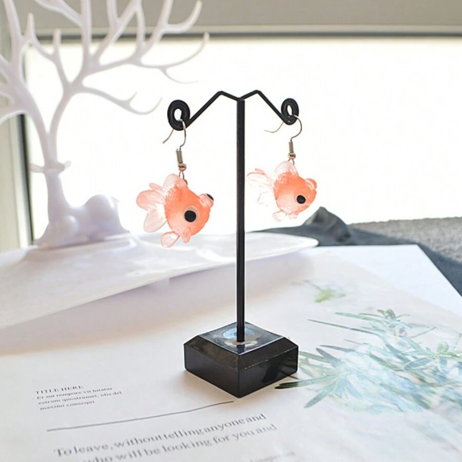 1 giá đỡ trưng bày bông tai kim loại để sắp xếp và trưng bày trang sức - Nhiều màu - Xem 1
