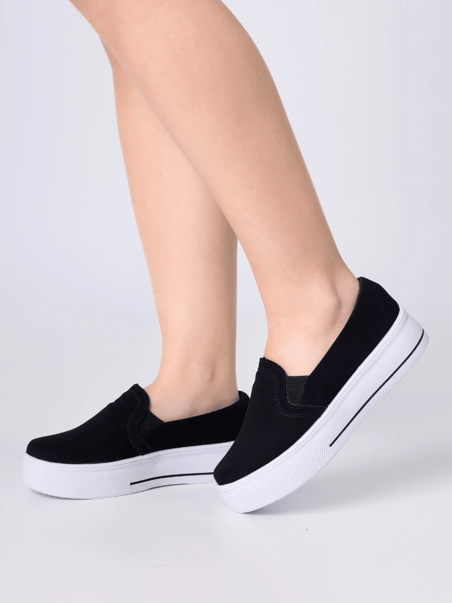 Women Casual Shoes - 黑色 - 查看 1