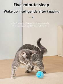 Interactive Cat Toys Ball  Electric Cat Toy Automatic Rolling Robotic Car Motion Activate - Multicolor - View 8