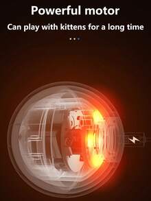 Interactive Cat Toys Ball  Electric Cat Toy Automatic Rolling Robotic Car Motion Activate - Multicolor - View 9