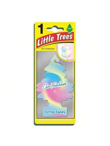Hanging Paper Car Air Freshener Cotton Candy - Multicolor - View 2