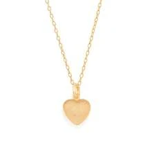 WOMEN'S 18K GOLD HEART MATTE CUSHION STYLE PENDANT ROMMANEL 540808 - Loại bướm - Xem 3