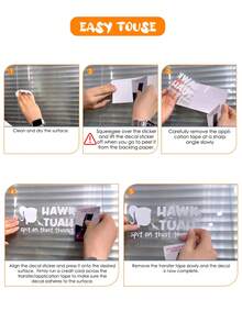 1Pc 7inch Hawk Tuah Spit On That Thing Meme Car Decals, Large Funny Bumper Window Stickers, Hilarious Decal For Cars, Bumpers, Laptops, Tool Box,Window,Mirror - 1Pc White Hawk Tuah Decal - View 4