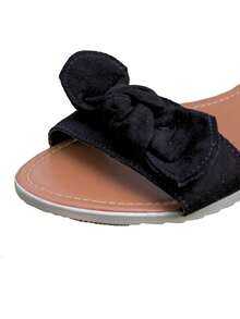 Women Flat Sandals - màu đen - Xem 5