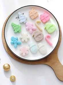 1pc, Christmas Chocolate Mold, 3D Silicone Mold, 14 Cavity Cake Mold, Pudding Mold, Baking Tools, Kitchen Gadgets, Kitchen Accessories Christmas Decor Christmas Party Favors Christmas Party Supplies Christmas Party Merry Christmas Christmas Eve Christmas Christmas Decorations Christmas Pajamas Christmas Gifts Christmas Decor