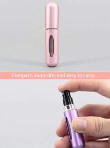 Refillable High-End Perfume Atomizer, Portable Mini Spray Bottle For Travel, Empty Fragrance Decanting Vial - Multicolor - View 6