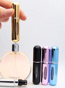 Refillable High-End Perfume Atomizer, Portable Mini Spray Bottle For Travel, Empty Fragrance Decanting Vial - Multicolor - View 8