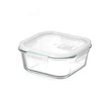 Madebyblanc 1pc Microwave Can Heat Glass Lunch Boxes For Office Workers, Lunch Boxes For Refrigerators, And Large Capacity Fresh-Keeping Bowls With Rice And Meal Boxes,Kitchen,Christmas Gift