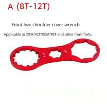 Aluminum Bicycle Front Fork Repair Tool For SR Suntour XCR/XCT/XCM/RST MTB Bike Front Fork Cap Wrench Disassembly Tools - Multicolor - View 10