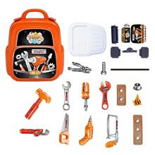 Juego de Herramientas, Juego de Herramientas de Taladro eléctrico, Bolsa de Juguetes de reparación, Juguete 2 en 1 con Mochila, Regalos de Navidad y cumpleaños - Mochila - Ver 7