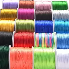 1.5mm 20M/787in Nylon String For Bracelets, Chinese Knotting Cord Nylon Beading Thread For Kumihimo, Braided Bracelets, Beading, Necklaces, Macrame Craft, Wind Chime, Jewelry Making - Wire - View 10