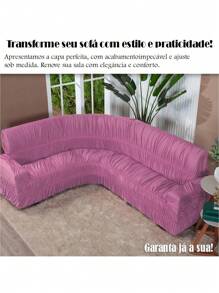Sofa Covers - Màu Hồng baby - Xem 2