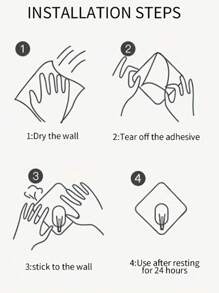 10pcs Acrylic Transparent Hooks, Suitable For Kitchen And Bathroom