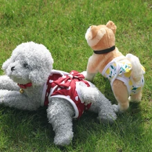 可洗母犬尿布（S-XL 码）| 可重复使用生理内裤，防漏设计 | 透气宠物尿布短裤（适用于犬猫）| 完美应对发情期和失禁 - 彩色 - 查看 4