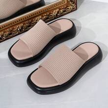 Giày sandal đế dày thời trang dành cho nữ kiểu dáng ngày lễ thông thường - Hồng - Xem 1