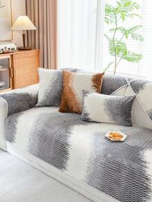 1 Vỏ bọc ghế sofa vải nhung dày mùa đông, Vỏ bọc ghế sofa chống trượt đa năng cho mọi mùa, Đơn giản & hiện đại Chống bụi và chống vết bẩn, Có thể giặt mà không bị bong hay phai màu, Thích hợp cho phòng ngủ, văn phòng, phòng khách Sofa hình chữ L và 1-4 chỗ ngồi Ghế dài, Vỏ bảo vệ trang trí nhà thân thiện với vật nuôi - Xám - Xem 5