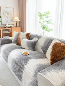 1 Vỏ bọc ghế sofa vải nhung dày mùa đông, Vỏ bọc ghế sofa chống trượt đa năng cho mọi mùa, Đơn giản & hiện đại Chống bụi và chống vết bẩn, Có thể giặt mà không bị bong hay phai màu, Thích hợp cho phòng ngủ, văn phòng, phòng khách Sofa hình chữ L và 1-4 chỗ ngồi Ghế dài, Vỏ bảo vệ trang trí nhà thân thiện với vật nuôi - Xám - Xem 4