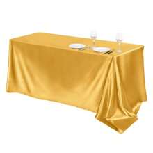 Elegant White Satin Tablecloth: Perfect For Wedding Receptions, Parties And Home Decoration - Rectangular, Woven, Soft And Shiny - Multicolor - View 43